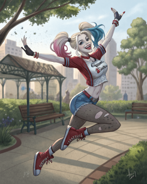 Harley Quinn En Accion