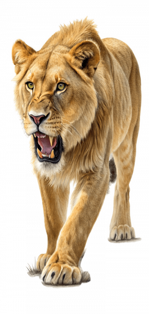 17156 Felino León asiático, Panthera leo persica (2)-min Felino León Asiático, Panthera Leo Persica