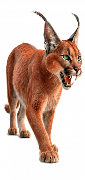 17166 Felino Caracal, Caracal caracal (2)-min Felino Caracal, Caracal Caracal