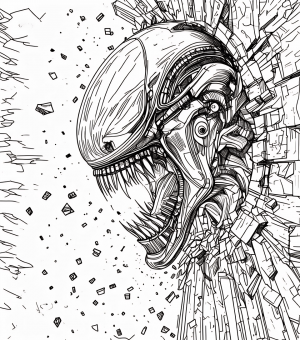 17246 Aliens Xenomorfo destructor (8) Gfx Colorear-min Aliens Xenomorfo Destructor Gfx Colorear