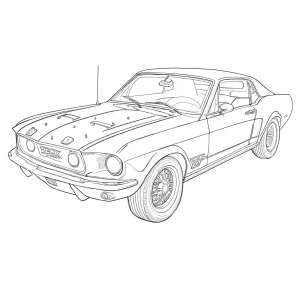 17327 Autos hotweels 1968 Strawberry Over Chrome Mustang c Autos Hotweels 1968 Strawberry Over Chrome Mustang Colorear