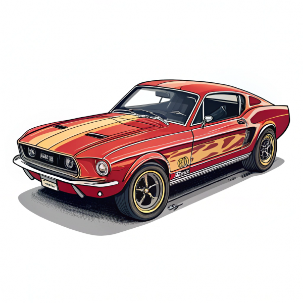 17334 Autos hotweels 1968 Custom Mustang Autos Hotweels 1968 Custom Mustang