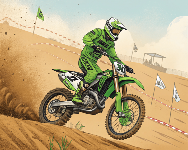 Moto Kawasaki Modelo KX250F Año 2017
