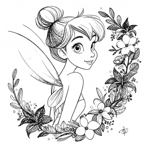 Tinker Bell Colorear