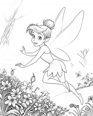Tinker Bell Colorear