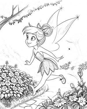 Tinker Bell Colorear