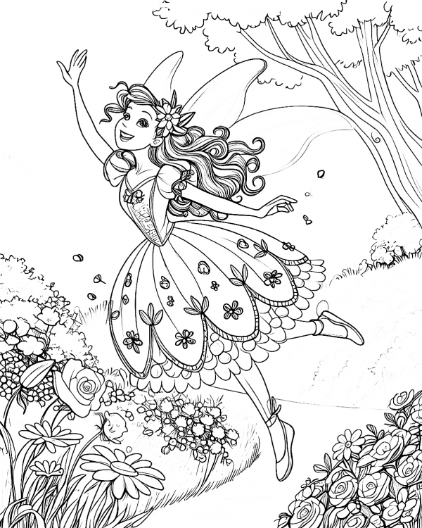 17413 Campanita Rosetta (1) Colorear Hada Rosetta Colorear