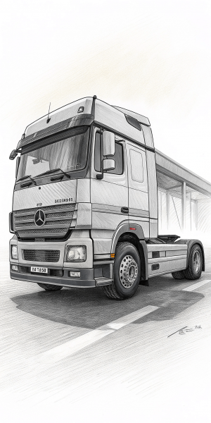 17434 Camion Mercedes-Benz, Actros, 1996-min Camion Mercedes-Benz, Actros, 1996