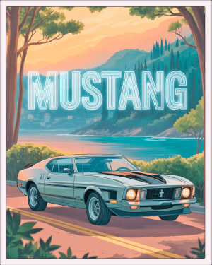 17455 Auto Ford, Mustang Mach 1, 1973, Silver Metallic (1)-min Auto Ford, Mustang Mach 1, 1973, Silver Metallic