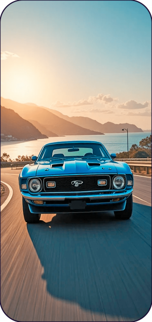 17464 Auto Ford, Mustang Boss 351, 1971, Grabber Blue-min Auto Ford, Mustang Boss 351, 1971, Grabber Blue