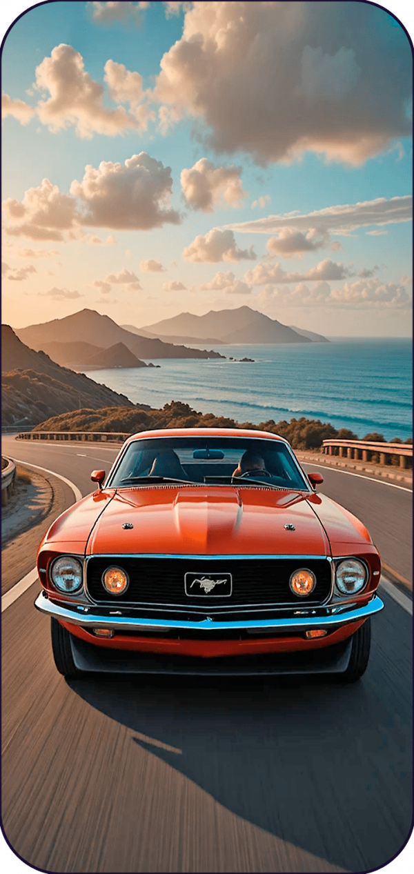 Auto Ford, Mustang Boss 302, 1970, Grabber Orange