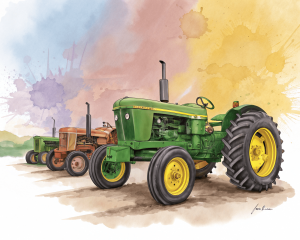 Tractor John Deere, 730, 1958