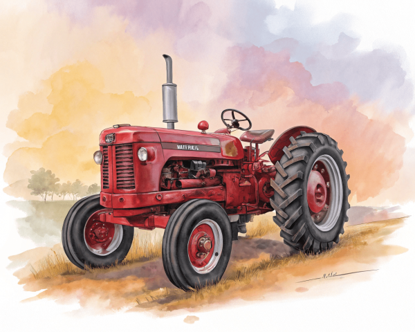 17479 Tractor International Harvester, Farmall 400, 1954 (2)-min Tractor International Harvester, Farmall 400, 1954