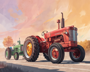 Tractor International Harvester, Farmall 400, 1954