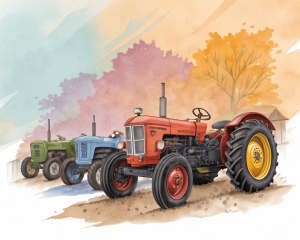 Tractor Ferguson, To35, 1954