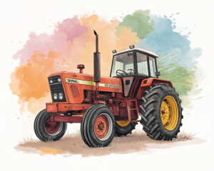 Tractor Case, 800, 1958