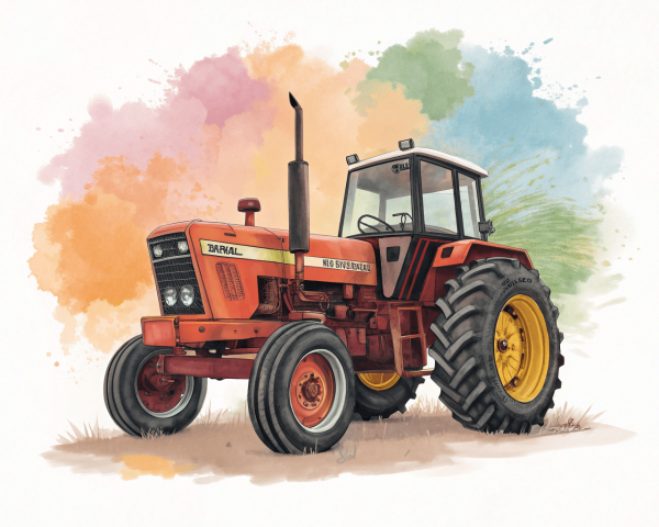 Tractor Case, 800, 1958