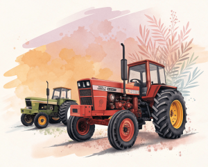 Tractor Case, 800, 1958