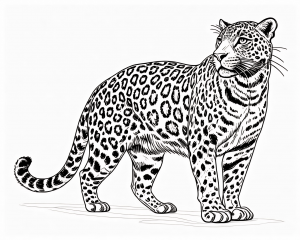 17728 Felinos Jaguar Colorear-min Felinos Jaguar Colorear