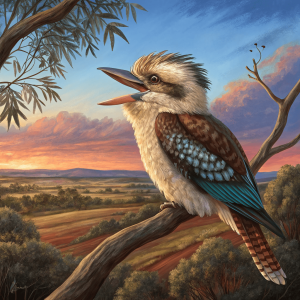 Ave Kookaburra Riente Australia
