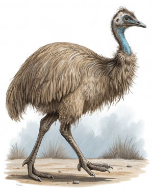Ave Emú Australia