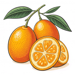 Kumquat, Citrus Japónica Thunb