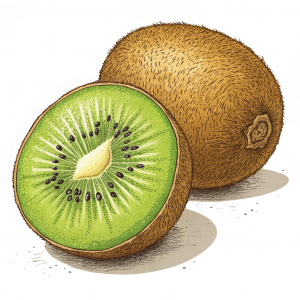 Kiwi, Actinidia Deliciosa