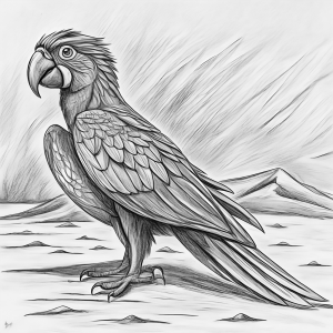 Guacamayo Jacinto Colorear