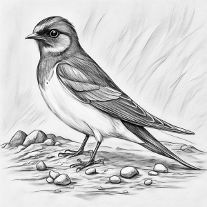 Golondrina Común Colorear