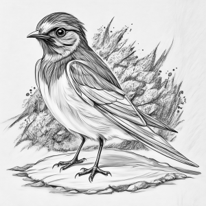 Golondrina Común Colorear