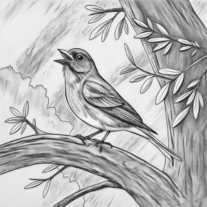 Verderón Común Colorear