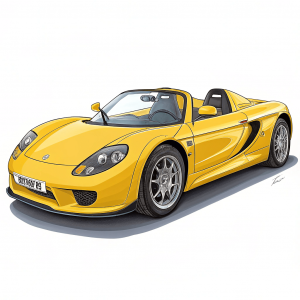 Renault, Sport Spider, 1996, Amarillo