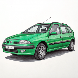 Renault, Mégane Scénic, 1996, Verde