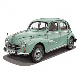 Renault, 4Cv, 1947, Verde Claro