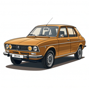 Renault, 20, 1975, Marrón