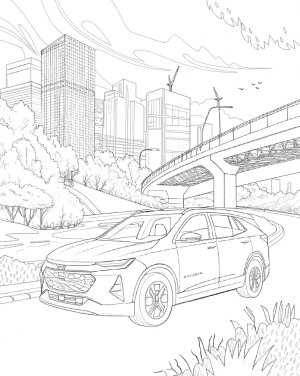 Chevrolet, Equinox Ev, 2025, Blanco Summit Colorear