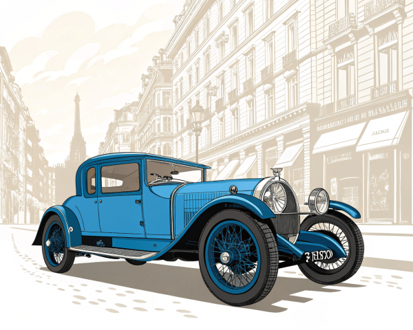 Bugatti, Type 28, 1921
