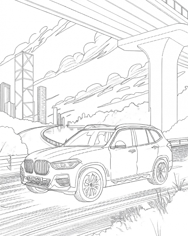 Bmw, X3 (G45), 2025, Gris Skyscraper Colorear