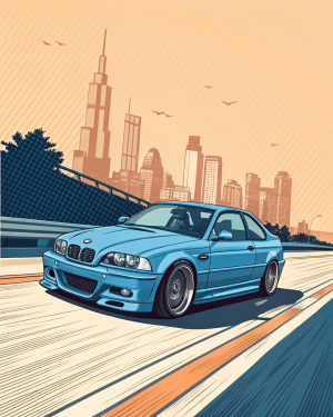 Bmw, M3 (E46), 2000, Azul