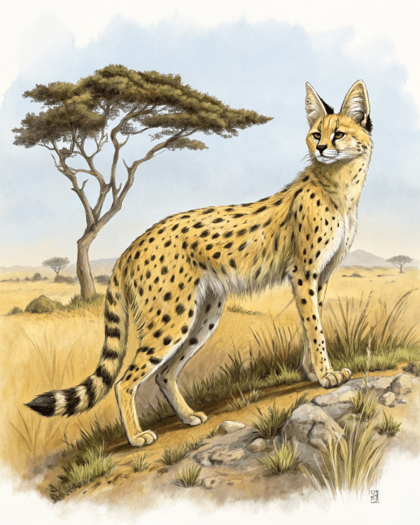 Serval, Leptailurus Serval