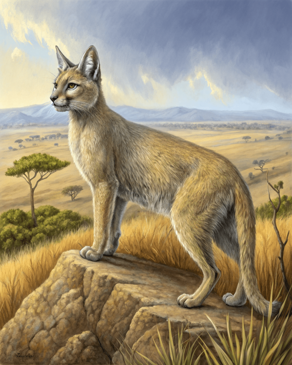 Gato Salvaje Africano, Felis Lybica