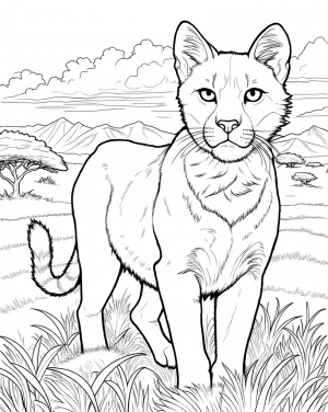 Gato Salvaje Africano, Felis Lybica