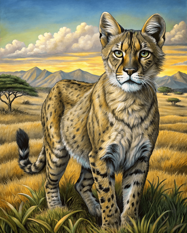 Gato Salvaje Africano, Felis Lybica