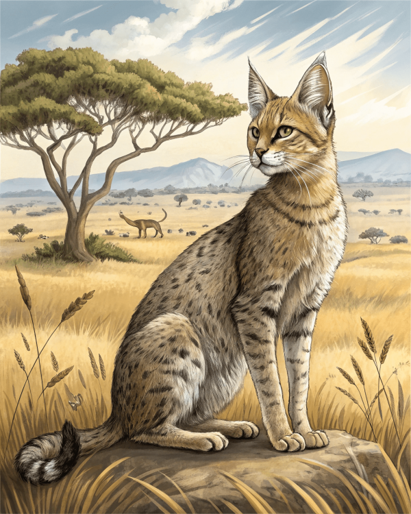 18328 Gato de la jungla, Felis chaus-min Gato De La Jungla, Felis Chaus