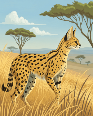 Serval, Leptailurus Serval