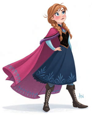 Las Princesas Elsa Y Anna, Frozen