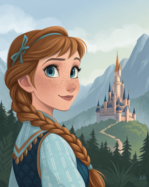 Las Princesas Elsa Y Anna, Frozen