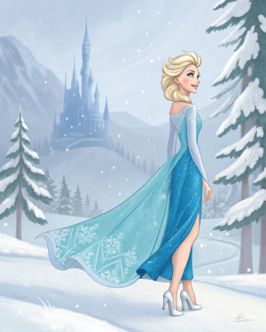 Las Princesas Elsa Y Anna, Frozen