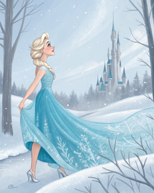 Las Princesas Elsa Y Anna, Frozen