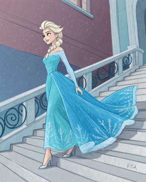 Las Princesas Elsa Y Anna, Frozen